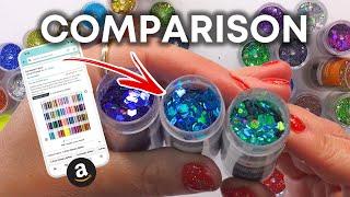 BEST SELLING GLITTER SETS ON AMAZON 2024? | Leobro Glitter VS HTVront Holographic Glitter Comparison