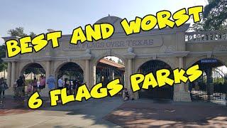 10 Best and Worst Six Flags Parks | Sir Willow's Park Tales