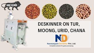 Deskinner for Tur, Moong, Urid, Chana | Navasasyam Dandekar