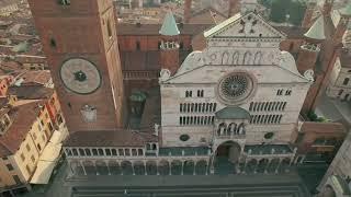 Cremona, Italy - drone footage, July 2022