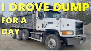 I Spent A Day Drivng A Dump Truck! How hard is it?
