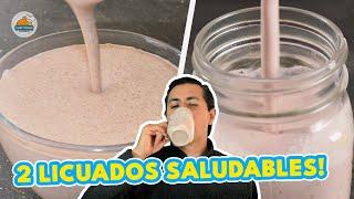 Cual licuado sera el mas deliciosos, 2 Licuados para desayunar o cenar saludable