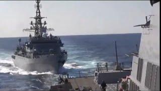 Russisches Kriegsschiff kommt amerikanischem Zerstörer gefährlich nah