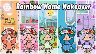 Rainbow Home Makeover  Toca Life World