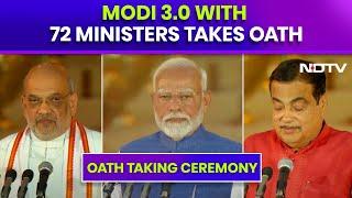PM Narendra Modi Oath Ceremony | Modi 3.0 With 72 Ministers Takes Oath