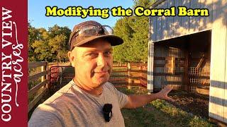 Cutting a New Door in the Corral Barn and Other Odd Jobs