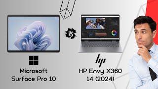 Microsoft Surface Pro 10 vs HP Envy x360 14 (2024) - spec review & comparison