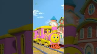 Wheels on the Train #shorts #nurseryrhymes #babysongs #littletreehouse #youtubekids #traincartoon