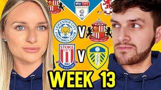 CHAMPIONSHIP PREDICTIONS WEEK 13