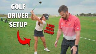 Amazing Golf Swing Width with @cassmarie_b. Brett Meyer Lesson!