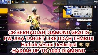 Live ! CR Berhadiah Diamond  | BAGI BAGI DIAMOND GRATlS !!!