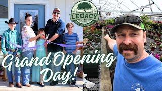 Grand Opening Day! Our Friends Opened a Mom & Pop Nursery!