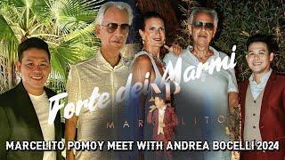 Marcelito Pomoy Meet with Andrea Bocelli 2024