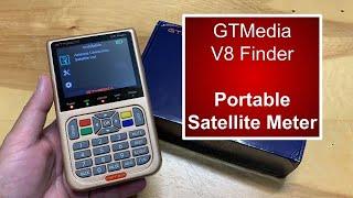 Portable Satellite Meter - V8 Finder by GTMedia for Free Satellite TV