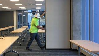 Kwik-Wall Operable Partition Training