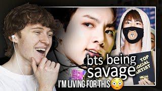 I'M LIVING FOR THIS! (BTS putting disrespectful people in their place | Reaction/Review)