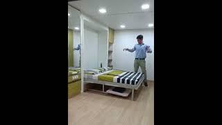 Study Wall Bed, Multifunctional Bed, Murphy Bed