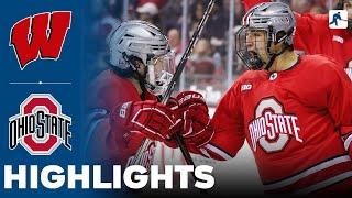 Wisconsin vs Ohio State | NCAA College Hockey | Highlights - October 19, 2024