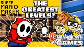 THE GREATEST LEVELS OF ALL TIME (But they're all Isaiah's) -  Playing our Super Mario Maker Levels