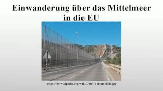 Einwanderung über das Mittelmeer in die EU