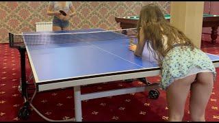 LITTLE PRINCESS vs Renita - Highlights Moments - Women's Table Tennis
