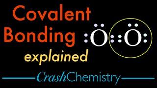 Covalent Bonding Tutorial — Covalent vs. Ionic bonds, explained | Crash Chemistry Academy