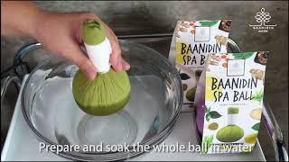 BAANIDIN how to use herbal Compress  ball