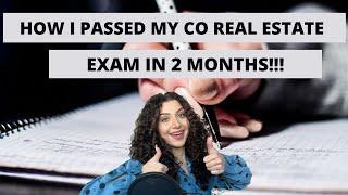 HOW I PASSED MY COLORADO REAL ESTATE EXAM IN 2 MONTHS!!! | BROKERGAYANE