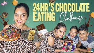 24 hr's Chocolate Eating challenge || Eating challenge || Naveena vlogs || Tamada Media