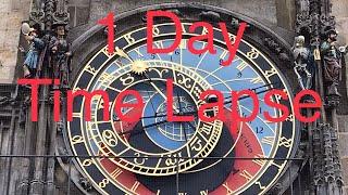 Timelapse Prague Astronomical Clock 1 Day Time Lapse