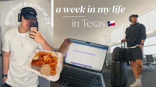 grad school diaries  | my first day of school + visiting Dallas + everything we ate