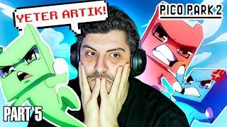 SİNİR KRİZİ ARTIK KRİTİK SEVİYELERDE! | Pico Park 2 (PART 5)