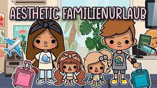 AESTHETIC FAMILIENURLAUB IN SPANIEN ️ | URLAUBSROUTINE/GESCHICHTE | TOCA BOCA STORY DEUTSCH