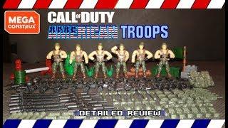 MEGA CONSTRUX CALL OF DUTY KNOCK OFF [ WWII U.S. SOLDIERS ] Detailed Review