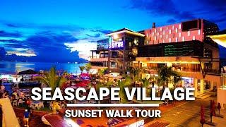 Seascape Village Sunset Walk Tour 2022 | Pasay City Metro Manila Philippines | 4k