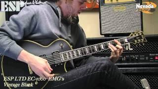 ESP LTD EC 1000 Vintage Black with EMG's - Sam Bell @ PMT