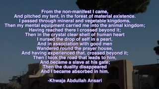 Ansary's Ancestor: Khwaja Abdullah Ansari