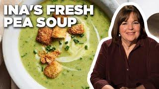 Ina Garten's Fresh Pea Soup | Barefoot Contessa | Food Network