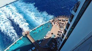 A Walking Review Tour of the Cruise Ship MSC Seashore