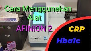 Cara Menggunakan Alat AFINION 2 analizer (Running CRP & Hba1c) #fyp #viral #analisis #kesehatan