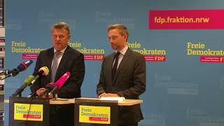 Pressestatement von Christian Lindner und Christof Rasche