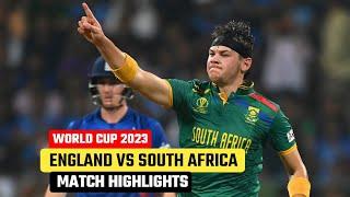 England vs South Africa World Cup 2023 Match Highlights | Eng vs Sa Match Highlights 2023