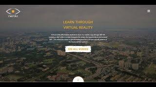 Video Presentation of the Website of Nerdiz 360 Degree powered by Roopokar