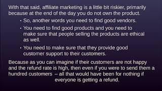 Affiliate Marketing: The Reality