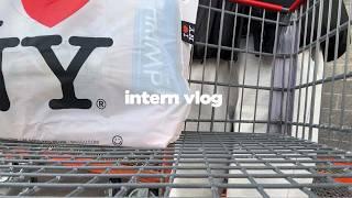 intern diaries | Costco shopping and meal preps, foodie vlog living in Brooklyn
