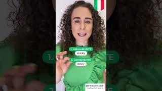 Did you know? Words ending in -LY become -MENTE in Italian?