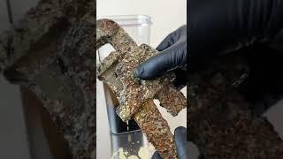 Testing Evapo-Rust on a super rusty and crusty pipe wrench