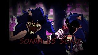 FNF VS Sonia.exe REBORN Cover - You Can't Run Sonia Mix But Sonia.exe Vs Sonic.exe (CUSTOM)