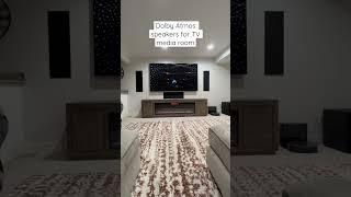Dolby Atmos for TV Streaming in Basement Media Room #shorts #renovation #homeimprovement