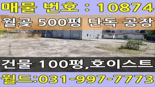 김포 단독 공장 임대 : 넓은마당, 호이스트, 저렴한 임대료 창고 #김포야적장 #김포공장 #김포단독공장